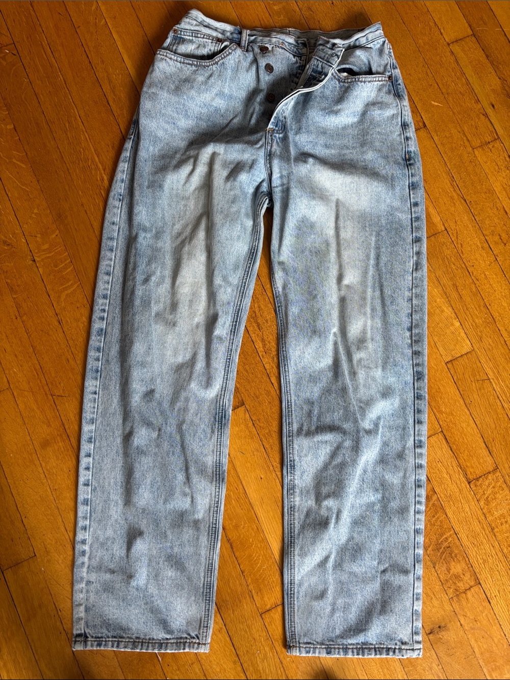 Fashion Nova Light Blue Women's Straight Jeans